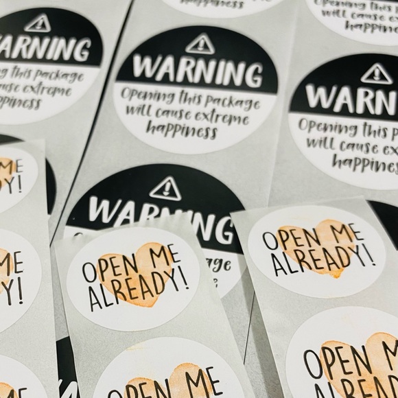 Other - 120 pcs | 2 styles | Cute Packaging Stickers